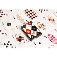 Teknocan Marketing Alice Harikalar Diyarında Ilham Alan Oyun Kartları, 1 Güverte