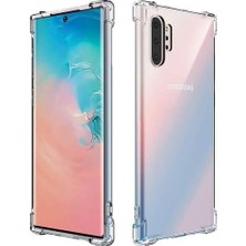 Teknocan Marketing Galaxy 10 Plus Şeffaf Airbag Antishock Silikon Kılıf