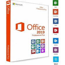 Orijinal Microsoft Office 2019 Pro Plus Dijital Lisans Ürün Anahtarı 1 Bilgisayar İçin