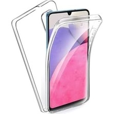 Teknocan Marketing A04 360 Derece Kılıf Şeffaf Silikon Ön Arka ile Uyumlu