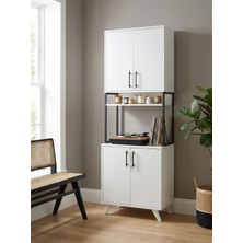 Pratico Bade Çok Amaçlı Mutfak Organizer Dolabı | Mikrodalga Fırın Dolabı | Kahve Köşesi