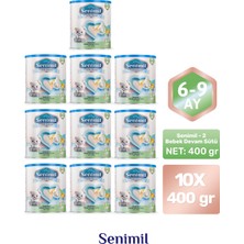 Senimil 2 Bebek Devam Sütü 400 gr (6-9 Ay) 10 Lu Avantaj Paketi