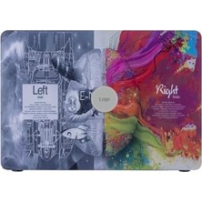 Teknocan Marketing Pro Kılıf Sert Kapak Koruyucu 13 Inç M1-M2 A1706-08 A1989 A2159 A2251 A2289 A2338 ile Uyumlu Lazer Baskı Gri