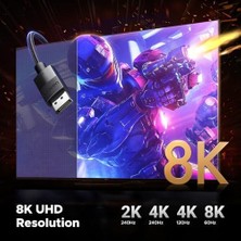 Teknocan Marketing 8k Display Port Dp 1.4 Kablo 1 Metre