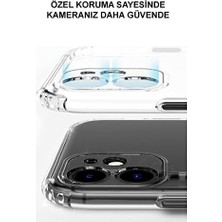 Teknocan Marketing Galaxy S22 Tıpalı Kamera Korumalı Şeffaf Premier Kılıf