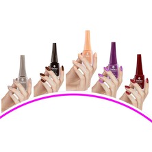 Al-Fil Teknoloji 5 Adet Keratinli Besleyici Oje 14 ml Set4