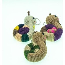 Teknocan Marketing Renovon, Amigurumi Salyangoz Anahtarlık,birinci Sınıf Pamuk Ipten Tığ El Işçiliği ile Yapılmış,sevimli,sağlıklı, Peluş,elyaf Dolgu,yaratıcı,şık,sağlıklı Sevimli Figürler Çanta ve Vb Için Süs