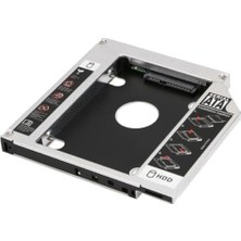 Teknocan Marketing 1747 12,7 mm 2,5 Inç SSD HDD Sabit Disk Için Sürücü Sata 3 (Dizüstü Bilgisayar) Sabit Sürücü Çerçevesi SSD Veya Sata Diskinizi Harddisk Yuvasına Takıp, Bu Cihaz Da Dvd/cd Okuyucusuna Takılır
