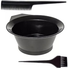 Teknocan Marketing 3’lü Saç Boyama Seti – Profesyonel Boya Kabı, Tarak ve Fırça Takımı | Evde ve Kuaför Kullanımı Için Uygun