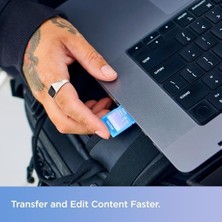 Teknocan Marketing Creator Sdxc Uhs-Iı 256 GB Bellek Kartı, V60, 6k & 4K Uhd, Okuma Hızı, 280 Mb/s'ye Kadar, Su ve Toza Dayanıklı, Rescuepro Deluxe, 10, U3, V60