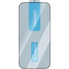 Teknocan Marketing Caseworld 16 Pro Max ile Uyumlu Caseworld Eyeguard Serisi 2.5d Eyesafe Teknolojili Cam Ekran Koruyucu Şeffaf