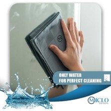 Teknocan Marketing | Mikrofiber Temizlik Bezi 3'lü Set - Sihirli Bez | Cam Ayna Bezi | Dark Seri