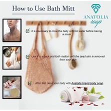 Teknocan Marketing Anatolia Soap 1978 Türk Hamamı Koleksiyonu Kalın Beyaz Düz Tüm Vücud Için Kirlerden ve Lekerden Arındırır.