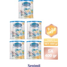 Senimil 3 Bebek Devam Sütü 400 gr (9-12 Ay) 5 Li Avantaj Paketi