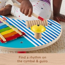 Teknocan Marketing Ahşap Müzik Keyfi 3 Ahşap Parçadan Oluşan Ahşap Müzik Keyfi ve Oyuncak Perküsyon Enstrümanları HXT91