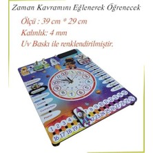 Teknocan Marketing Uzay Temalı Gerçek Saatli Duvar Takvimi