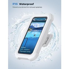 Teknocan Marketing Lamicall Cep Telefonu Tutucu Duş, Cep Telefonu Tutucu – [ıpx6 Su Geçirmez] 480° Ayarlanabilir Duş Tutucu, Banyo ve Mutfak Için, Hd Ekran, Buğulanmaz, Duş, Cep Telefonu Duvar Askısı, 4 – 7 Inç Akıllı