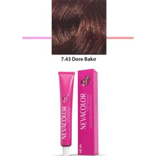 Al-Fil Teknoloji Premium 7.43 Dore Bakır - Kalıcı Krem Saç Boyası 50 G Tüp