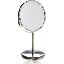 Teknocan Marketing Ikea Trensum Ayaklı Kozmetik Aynası, Çift Taraflı, Büyütmeli, Paslanmaz Çelik Çerçeve