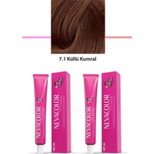 Al-Fil Teknoloji 2 Li Set Premium 7.1 Küllü Kumral - Kalıcı Krem Saç Boyası 2 x 50 G Tüp