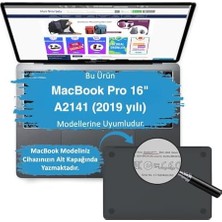 Teknocan Marketing Pro A2141 Uyumlu Kristal Tpu Sert Kılıf 16 Inç 2019 Bar Şeffaf Koruma Koruma Şeffaf