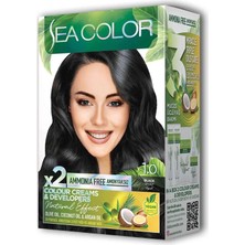 Al-Fil Teknoloji 2 Tüp Krem Saç Boyası Seti Siyah No:1.0