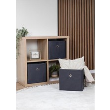 Teknocan Marketing Dekoratif Çok Amaçlı Raf Düzenleyici Seti, Renk, 26X41X20 Cm, 3'lü Set, Ev ve Ofis Için Saklama Kutuları