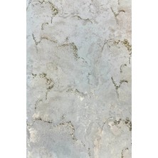 Sultan Dekorasyon Ithal 16M2 Duvar Kağıdı 3boyutlu Yeni Mermer Desen Simli Silinebilir