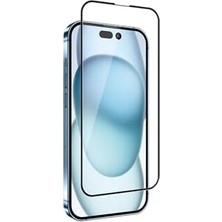 Teknocan Marketing 15 Pro Max Uyumlu 12D Şeffaf Seramik Cam Ekran Koruyucu | Tam Kaplayan, Dayanıklı, Kolay Uygulama