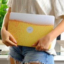 Teknocan Marketing Kılıf Air 13 Inç Uyumlu Sert Hardcase Tpu Koruyucu Ince Hafif Laptop Kapak Fizzy Desenli Kabarcıklı Görünüm Lazer Baskılı Darbe Emici Çizilme Karşıtı 2010 2017 A1369 A1466 Sarı