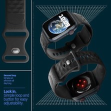 Teknocan Marketing 42MM Seri 11/10-41MM Seri 9/8/7-40MM Seri Se2/se/6/5/4 ile Uyumlu Kordon Kayış Band Parallax - AMP07136