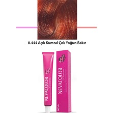 Al-Fil Teknoloji Premium 8.444 Açık Kumral Çok Yoğun Bakır - Kalıcı Krem Saç Boyası 50 G Tüp