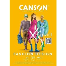 Teknocan Marketing Canson Xsmart Çizim Kağıdı, Beyaz, Düz, 180 G/m², Uzun Taraflı, A4-21 x 29,7 Cm, Beyaz, 30 Yaprak