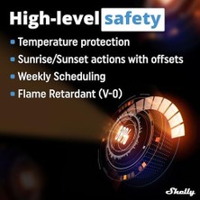 Teknocan Marketing Pro 2 - Wi-Fi, Lan ve Bluetooth 2 Kanallı Akıllı Röle Anahtarı, Ev Otomasyonu, Alexa ve ile Uyumlu, Ios Uygulaması, Işıklar Otomasyonu, Motorlu Vana Için Uzaktan Kumanda