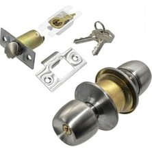 Teknocan Marketing Otel Tipi Topuzlu Oda Kapı Kilidi, Anahtarlı ve Düğmeli Mekanizma, Iç Mekan Kullanımı Için Profesyonel Kapı Kilidi Sistemi