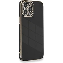 Teknocan Marketing 13 Pro Max Için Kılıf Olive Plated Siyah [ 13 Pro Max ile Uyumlu Kılıf - Siyah]