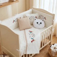 Kista Baby Bebek Uyku Seti Nevresim Takımı 60x120 Kitty Kahverengi