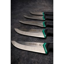 Halmak Yatağan Dövme Çelik 5li Kurban Bıçak Seti