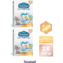 Senimil 3 Bebek Devam Sütü 250 gr (9-12 Ay) 2 Li Avantaj Paketi