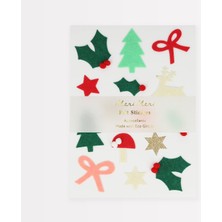 Teknocan Marketing - Felt Christmas Stickers - Yeni Yıl Motifli Çıkartmalar (4'lü)