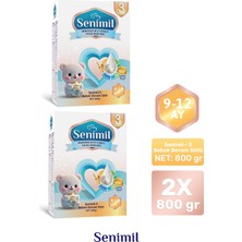Senimil 3 Bebek Devam Sütü 800 gr (9-12 Ay) 2 Li Avantaj Paketi