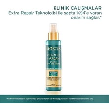Teknocan Marketing Keratin & Argan Onarıcı Sıvı Saç Kremi – Hidrolize Keratin, Argan Yağı ve Biocomplex B11 Içeren Durulanmayan Saç Bakım Spreyi – 150 ml – Yıpranmış Saçlar Için