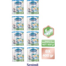 Senimil 2 Bebek Devam Sütü 400 gr (6-9 Ay) 8 Li Avantaj Paketi