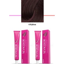 Al-Fil Teknoloji 2 Li Set Premium 4 Kahve - Kalıcı Krem Saç Boyası 2 x 50 G Tüp