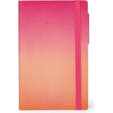 Teknocan Marketing - Not Defteri Çizgili, M Beden, My Notebook Fildişi Renkli Kağıttan 90 G/m², 192 Sayfa, Yumuşak Kapak, Lastik Bantlı Kilit, Boyut 13 x 21 Cm, Hour