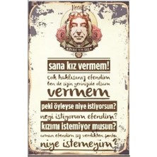 Teknocan Marketing Şener Şen Replik Retro DRTR0100 Ahşap Mdf Tablo