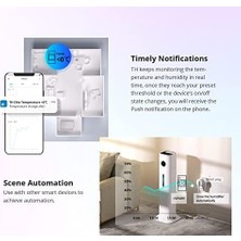 Teknocan Marketing THR320D 20A Akıllı Sıcaklık ve Nem Izleme Anahtarı, Alexa,, Rj9 4P4C Arayüzü ile Uyumlu