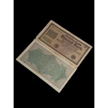 Delixa Almanya 1000 1922 Kullanılmış Haliyle Kağıt Para.