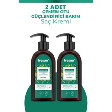 Tresan Çemen Otu Güçlendirici Sülfatsız Bakım Saç Kremi 300 ml 2 Adet