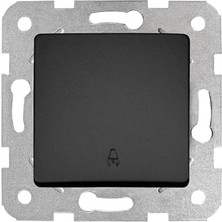 Teknocan Marketing Life Gece Siyahı Zil Anahtar Mekanizma ve Düğme